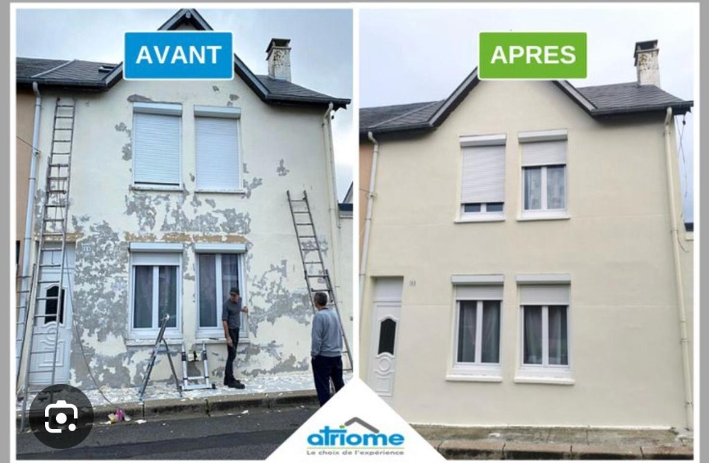 Avant/Après Nettoyage de toiture